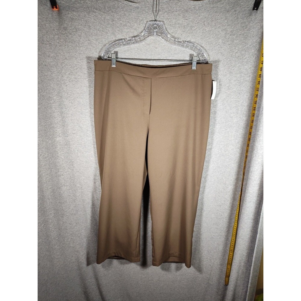 Attention Pants Stretch Pull On Elastic Waist Casual Trousers Plus‎